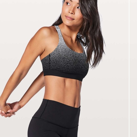 New Lululemon Energy Bra- rare speckled ombré - size 4 - Picture 4 of 10